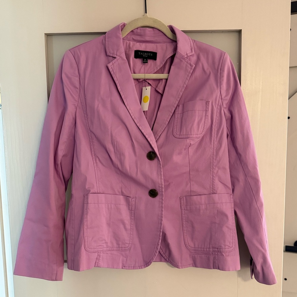 Talbots Women's Purple Lilac Blazer 8P NWT